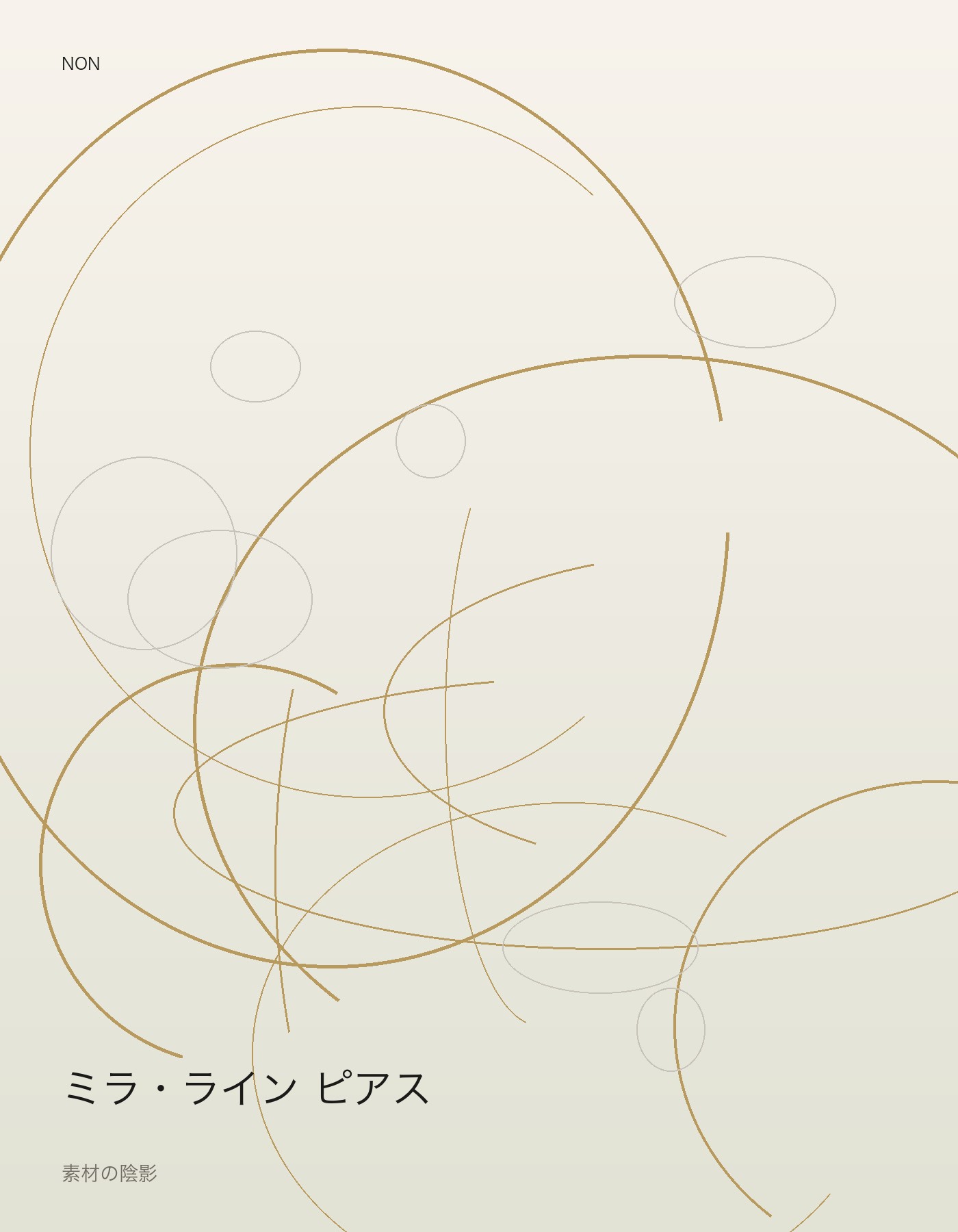 ミラ・ライン ピアス detail イメージ